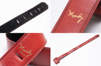 【used】Moody Straps / 2.5Inch Red/Black Suede Standard Tail【GIB Yokohama】