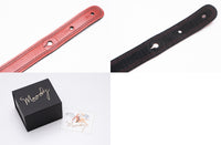 【used】Moody Straps / 2.5Inch Red/Black Suede Standard Tail【GIB Yokohama】