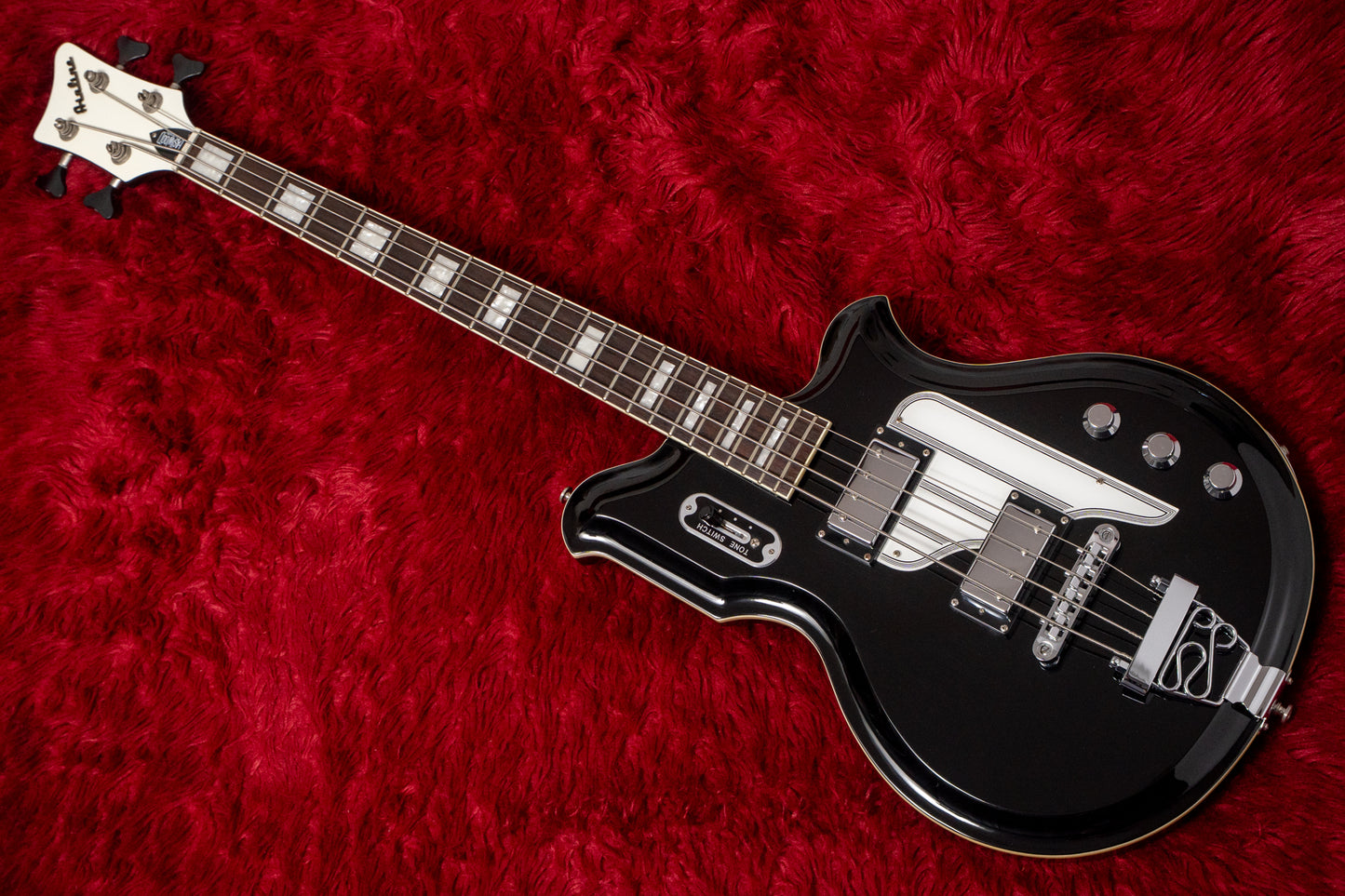 【used】Eastwood Guitars / Airline map Bass Short Scale Black 3.390kg #1101584【GIB横浜】