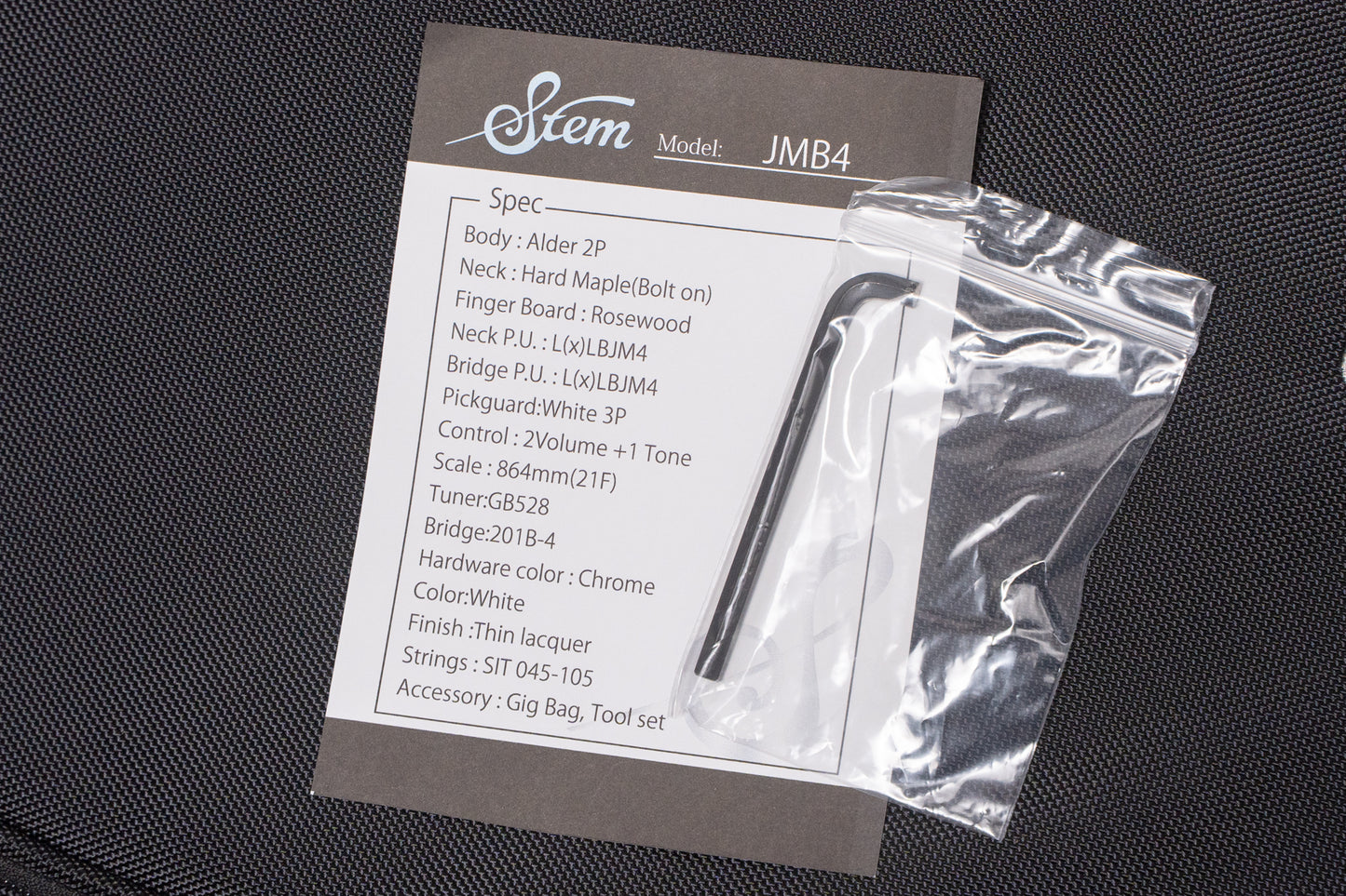 【new】Stem / JMB4 White 3.955kg #Stem0196【GIB Seoul】