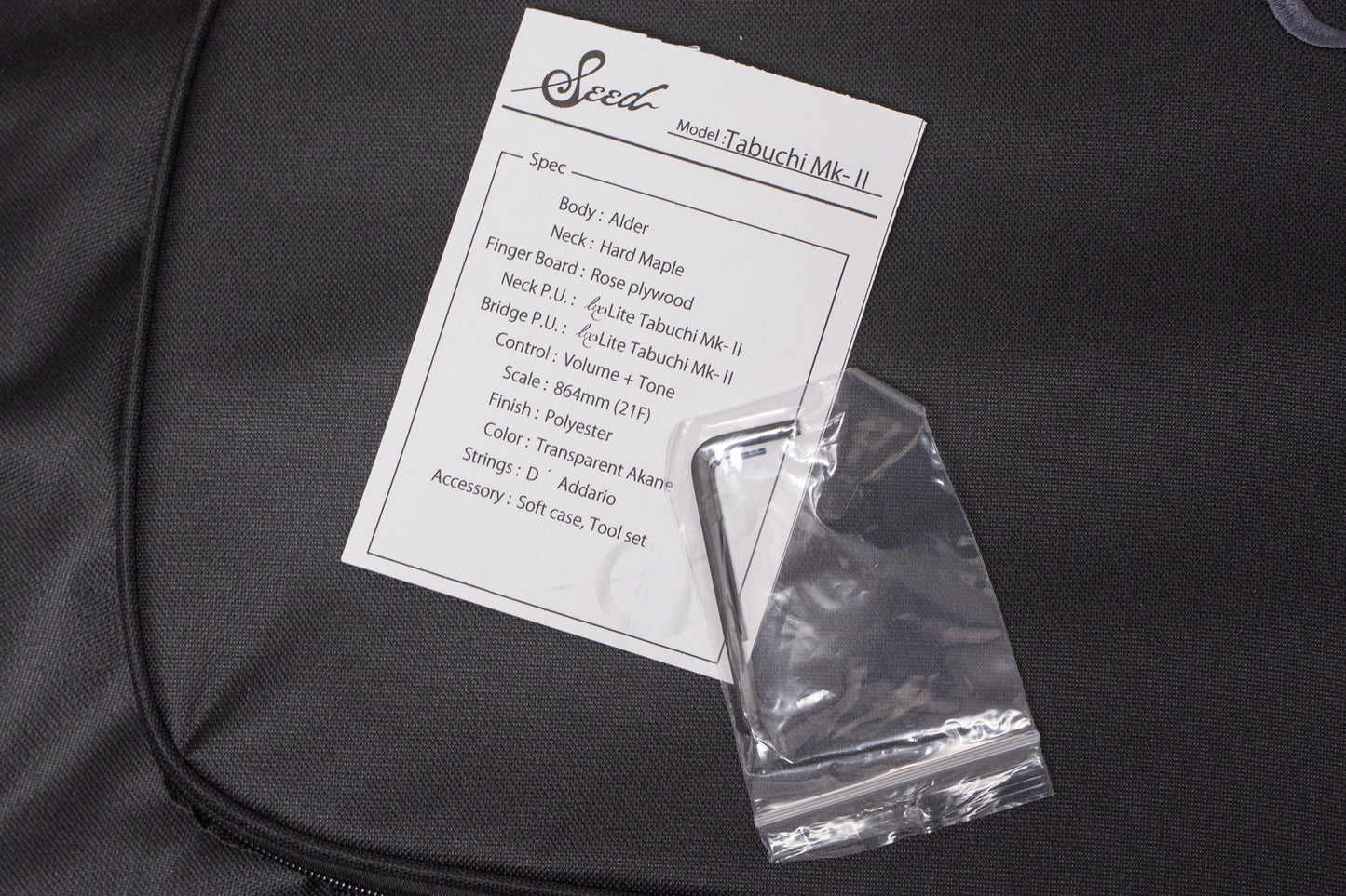 【outlet】Seed by Sago / Tabuchi Mk-2 4.620kg #none【GIB Yokohama】