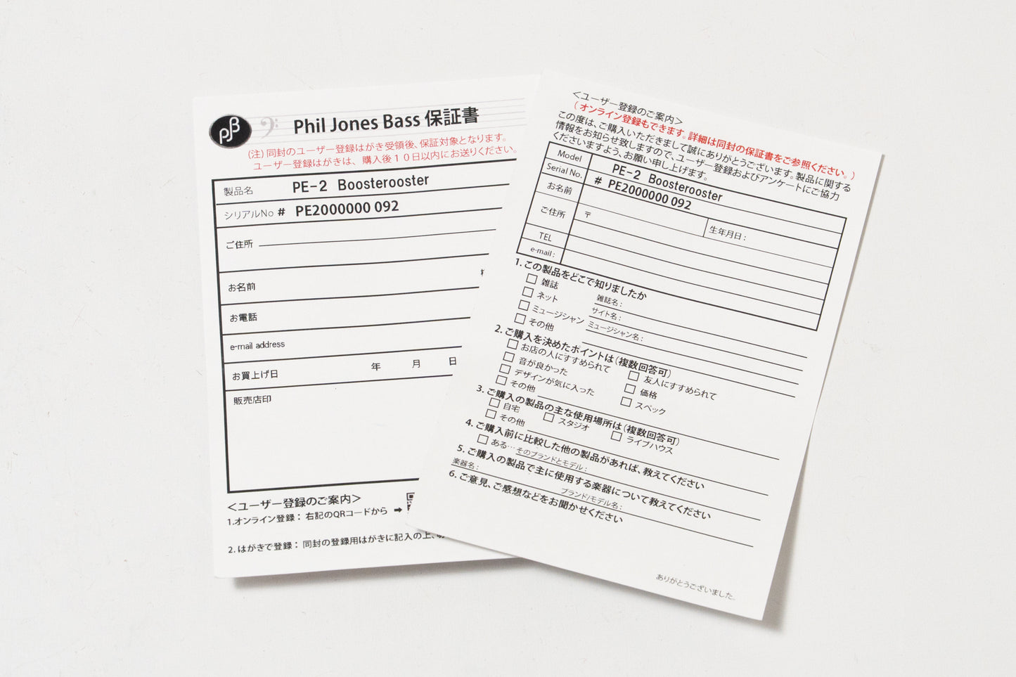 【new】Phil Jones Bass / PE-2 Boosterooster【GIB Yokohama】