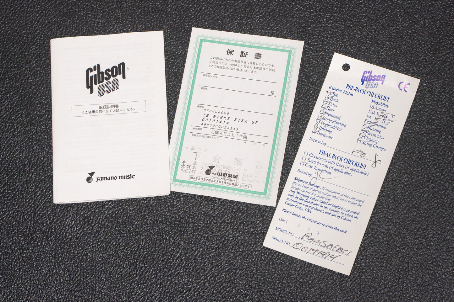 【used】Gibson / Blackbird Nikki Sixx Signature 4.305kg #00191414【GIB Yokohama】