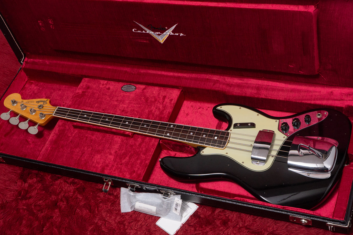 【used】Fender Custom Shop / 66 Jazz Bass Journeyman Relic BLK 2023 4.080kg #R125439【GIB Yokohama】