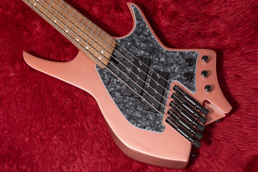 【used】HEX Guitars / NB 505 Metallic Rose Gold Mod. 3.580kg #HJ0700239【GIB Yokohama】
