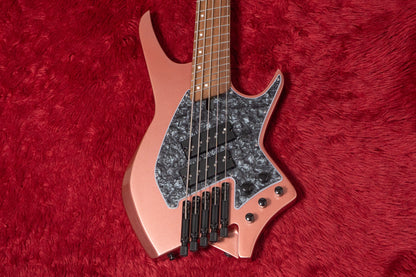 【used】HEX Guitars / NB 505 Metallic Rose Gold Mod. 3.580kg #HJ0700239【GIB Yokohama】