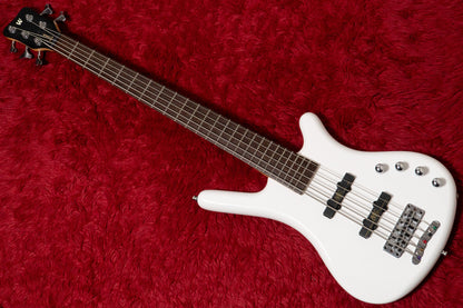 【used】Warwick / RockBass Corvette Basic 5-String Bass Solid White High Polish 2021 3.890kg #RB F 561877-21【GIB Yokohama】