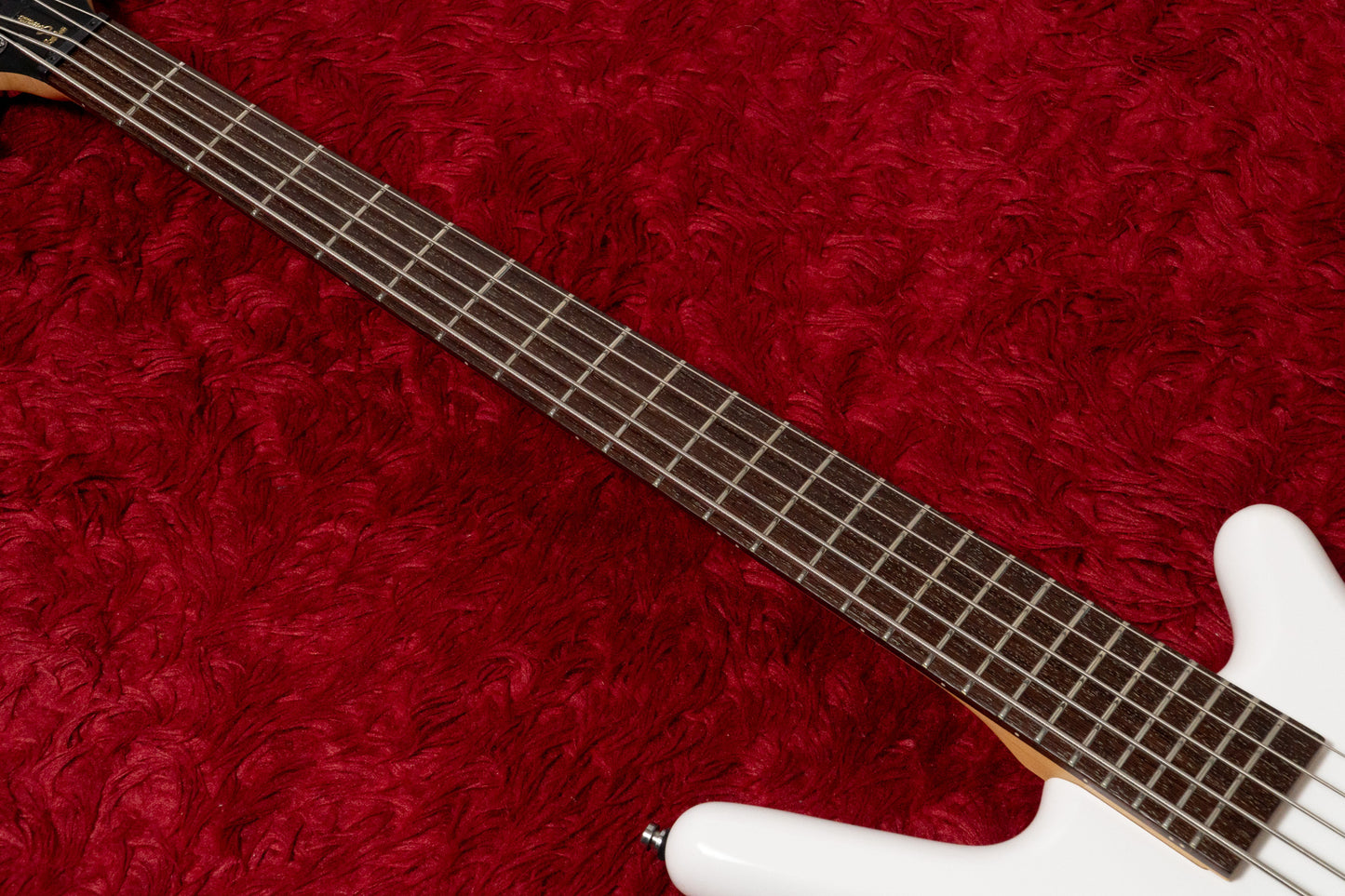 【used】Warwick / RockBass Corvette Basic 5-String Bass Solid White High Polish 2021 3.890kg #RB F 561877-21【GIB Yokohama】
