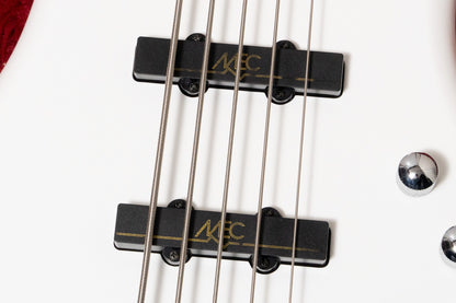 【used】Warwick / RockBass Corvette Basic 5-String Bass Solid White High Polish 2021 3.890kg #RB F 561877-21【GIB Yokohama】