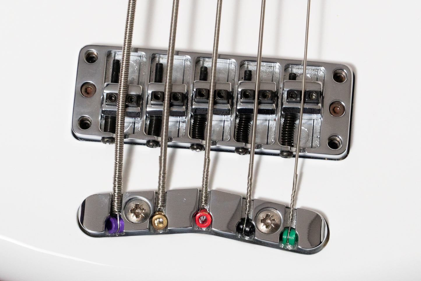 【used】Warwick / RockBass Corvette Basic 5-String Bass Solid White High Polish 2021 3.890kg #RB F 561877-21【GIB Yokohama】