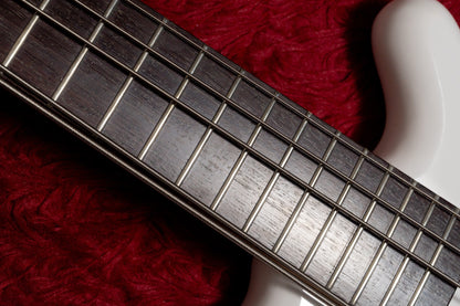 【used】Warwick / RockBass Corvette Basic 5-String Bass Solid White High Polish 2021 3.890kg #RB F 561877-21【GIB Yokohama】