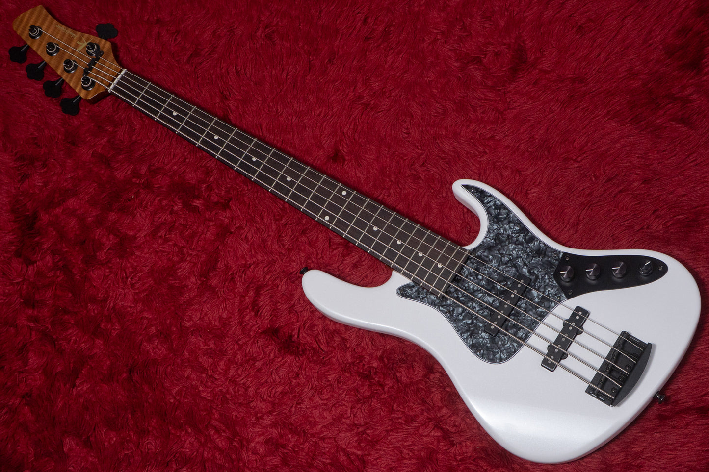 【used】Kikuchi Guitars / Custom Bass 5 Snowflake White Pearl 3.605kg #14【Consignment】【GIB Yokohama】