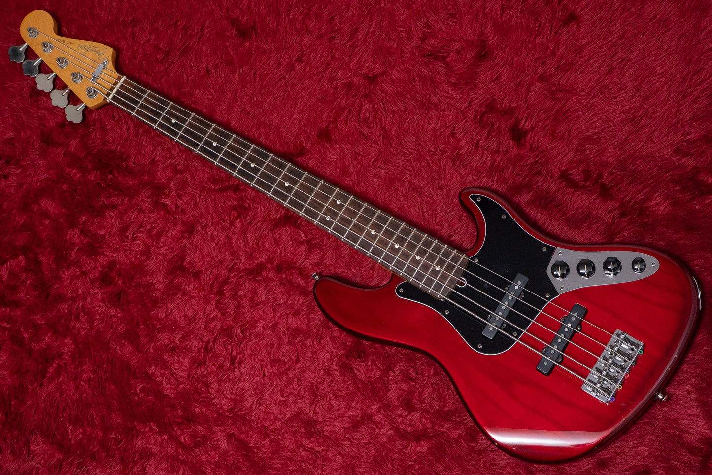 【used】Fender / American Deluxe Jazz Bass V Crimson Burst 1997 4.320kg #N7325348【GIB Yokohama】