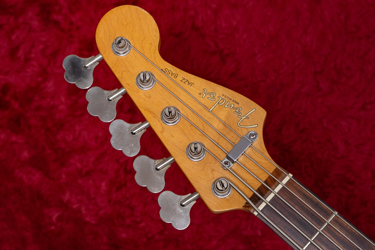 【used】Fender / American Deluxe Jazz Bass V Crimson Burst 1997 4.320kg #N7325348【GIB Yokohama】