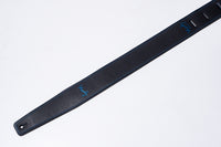 【used】Moody Straps / 2.5 Inch Black/Sky Blue Leather Standard Tail【GIB Yokohama】