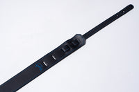 【used】Moody Straps / 2.5 Inch Black/Sky Blue Leather Standard Tail【GIB Yokohama】