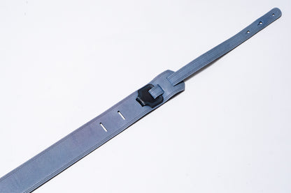 【used】Moody Straps / 2.5 Inch Black/Sky Blue Leather Standard Tail【GIB Yokohama】