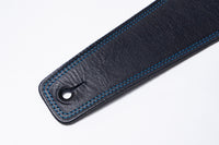 【used】Moody Straps / 2.5 Inch Black/Sky Blue Leather Standard Tail【GIB Yokohama】