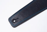 【used】Moody Straps / 2.5 Inch Black/Sky Blue Leather Standard Tail【GIB Yokohama】