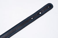 【used】Moody Straps / 2.5 Inch Black/Sky Blue Leather Standard Tail【GIB Yokohama】