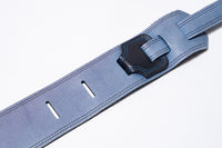 【used】Moody Straps / 2.5 Inch Black/Sky Blue Leather Standard Tail【GIB Yokohama】