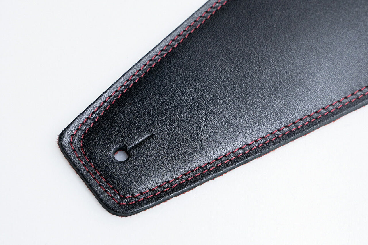 【new】Moody Straps / 4.0 Inch Black/Red Suede Standard Tail【GIB Yokohama】