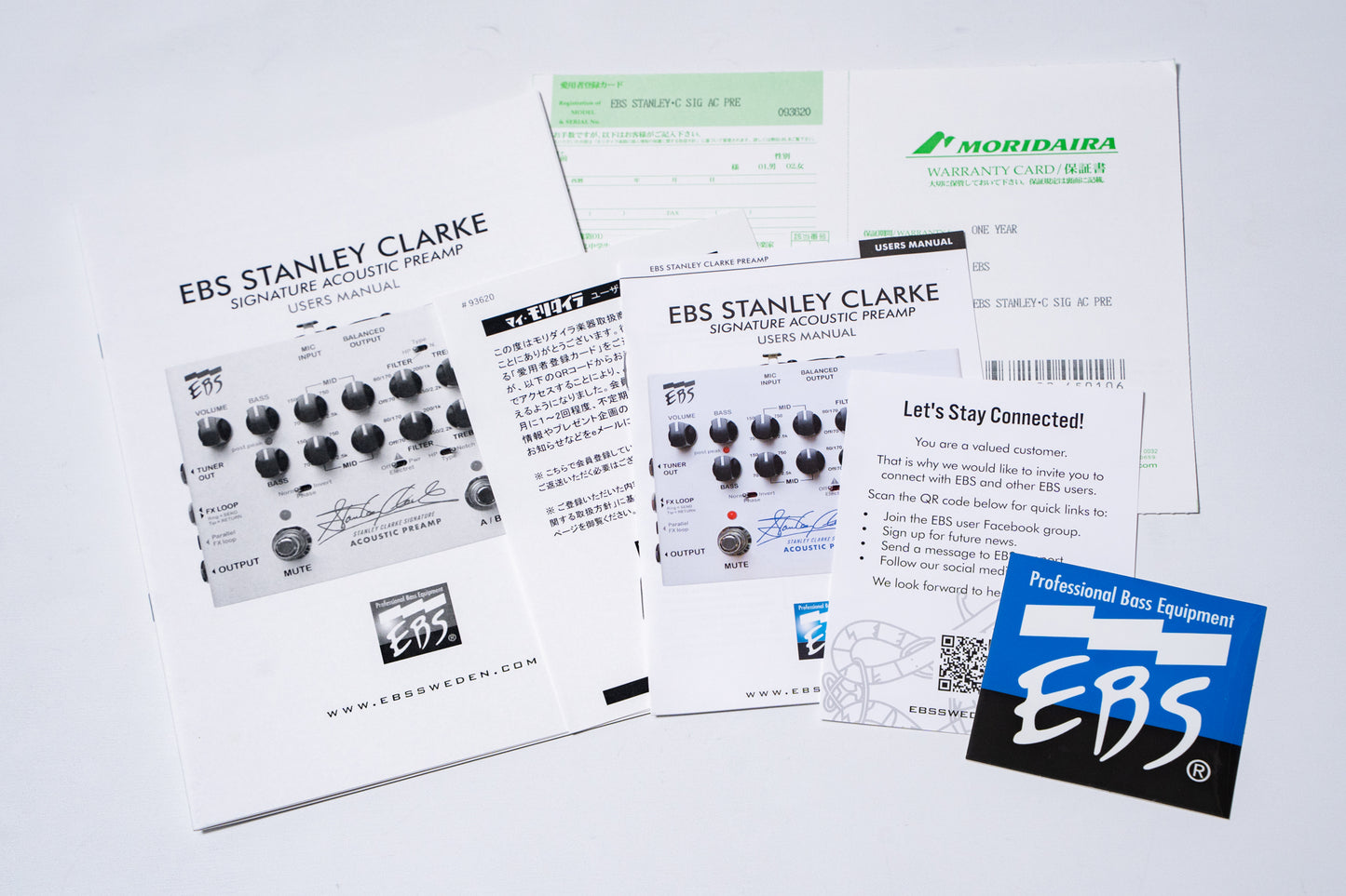 【used】EBS / Stanley Clarke Signature Acoustic Preamp【GIB Yokohama】