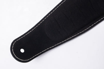 【new】Sadowsky / MetroLine Genuine Leather Bass Strap Black (Silver Embossing)【GIB Yokohama】