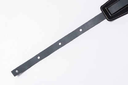 【new】Sadowsky / MetroLine Genuine Leather Bass Strap Black (Silver Embossing)【GIB Yokohama】