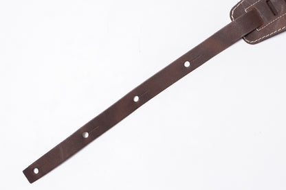 【new】Sadowsky / MetroLine Genuine Leather Bass Strap Brown (Silver Embossing)【GIB Yokohama】