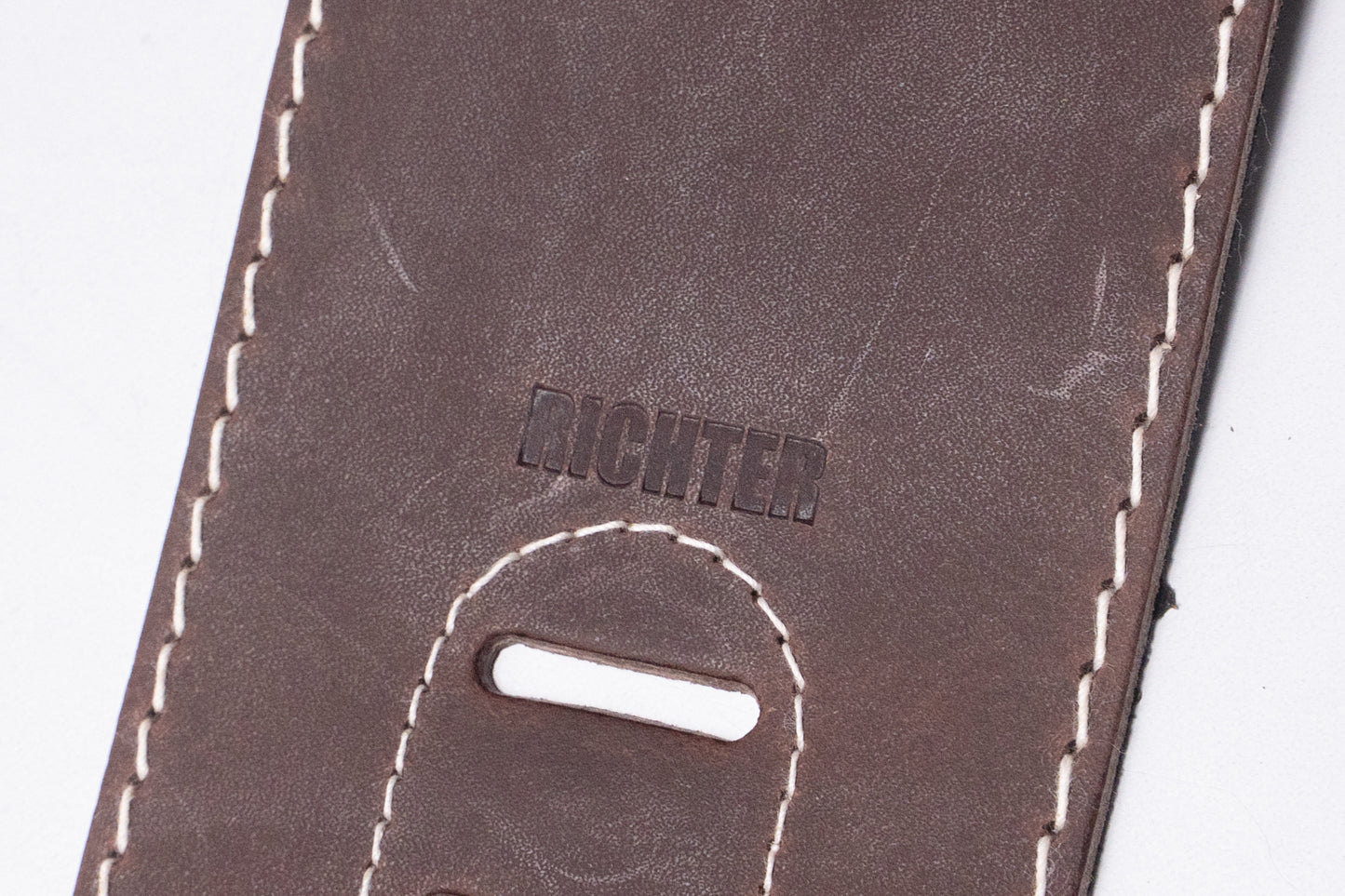 【new】Sadowsky / MetroLine Genuine Leather Bass Strap Brown (Gold Embossing)【GIB横浜】