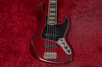 【used】Fender / American Deluxe Jazz Bass V Wine Transparent 2012 4.440kg #US12314741【GIB Yokohama】