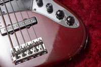 【used】Fender / American Deluxe Jazz Bass V Wine Transparent 2012 4.440kg #US12314741【GIB Yokohama】