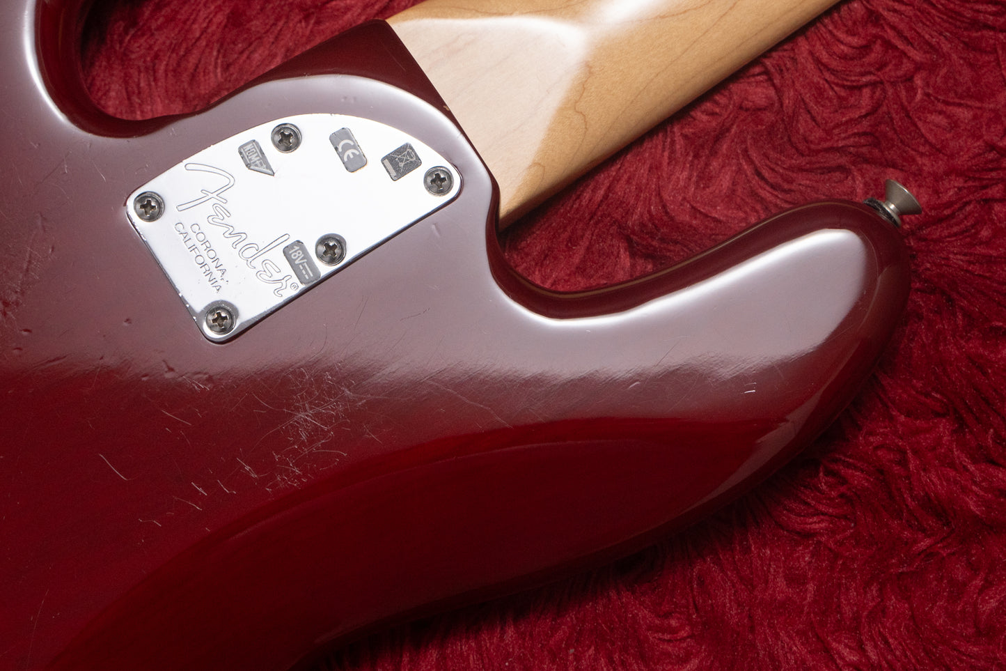 【used】Fender / American Deluxe Jazz Bass V Wine Transparent 2012 4.440kg #US12314741【GIB Yokohama】