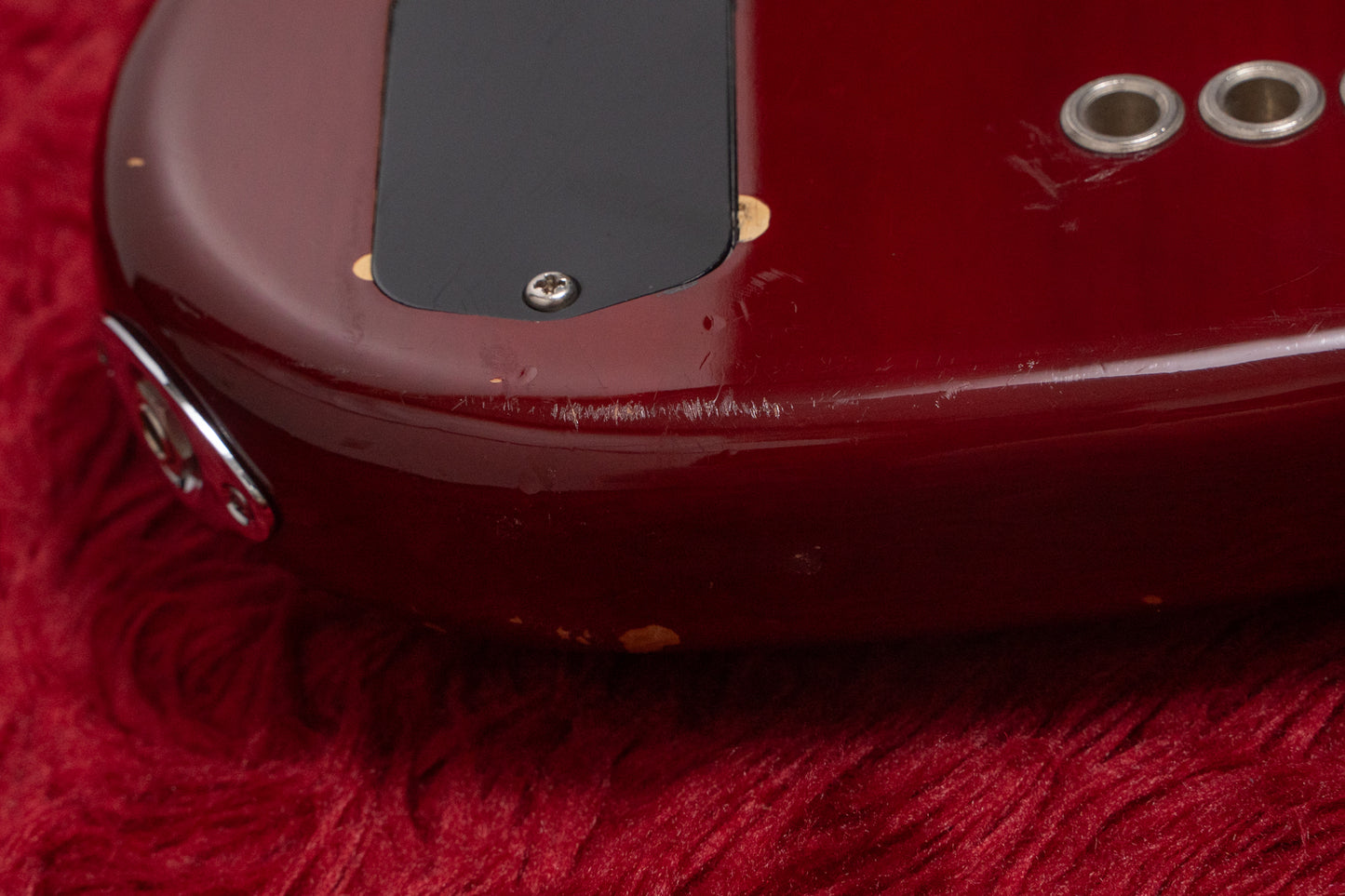 【used】Fender / American Deluxe Jazz Bass V Wine Transparent 2012 4.440kg #US12314741【GIB Yokohama】