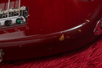 【used】Fender / American Deluxe Jazz Bass V Wine Transparent 2012 4.440kg #US12314741【GIB Yokohama】