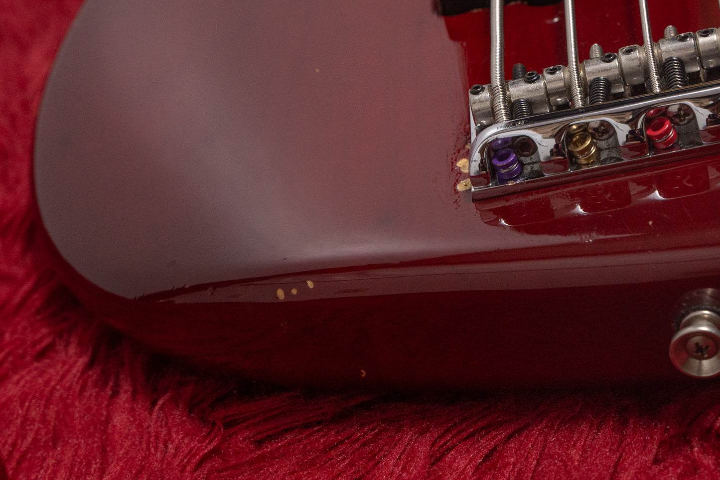【used】Fender / American Deluxe Jazz Bass V Wine Transparent 2012 4.440kg #US12314741【GIB Yokohama】