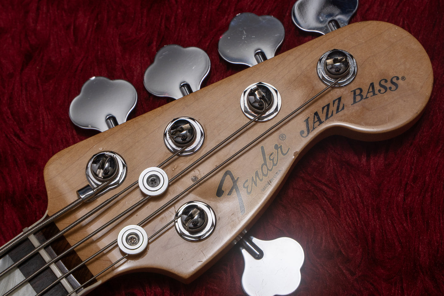 【used】Fender / American Deluxe Jazz Bass V Wine Transparent 2012 4.440kg #US12314741【GIB Yokohama】