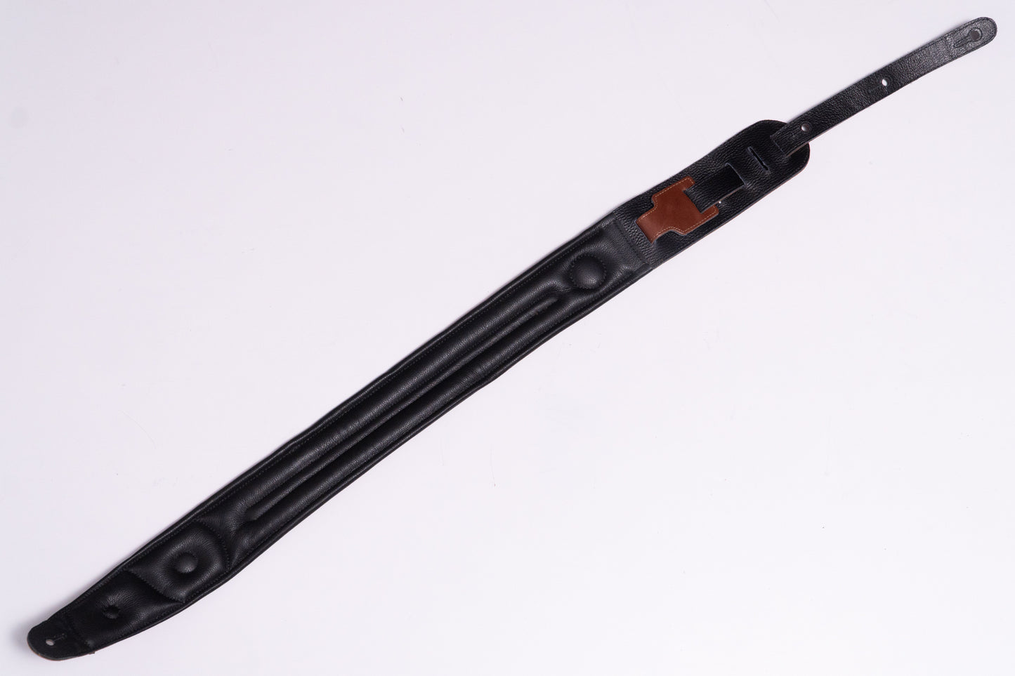 【new】ERGOSTRAPS / Padded Ying Yang Whisky brown / Black suede details 3"" YY301-br-bks regular【GIB Yokohama】
