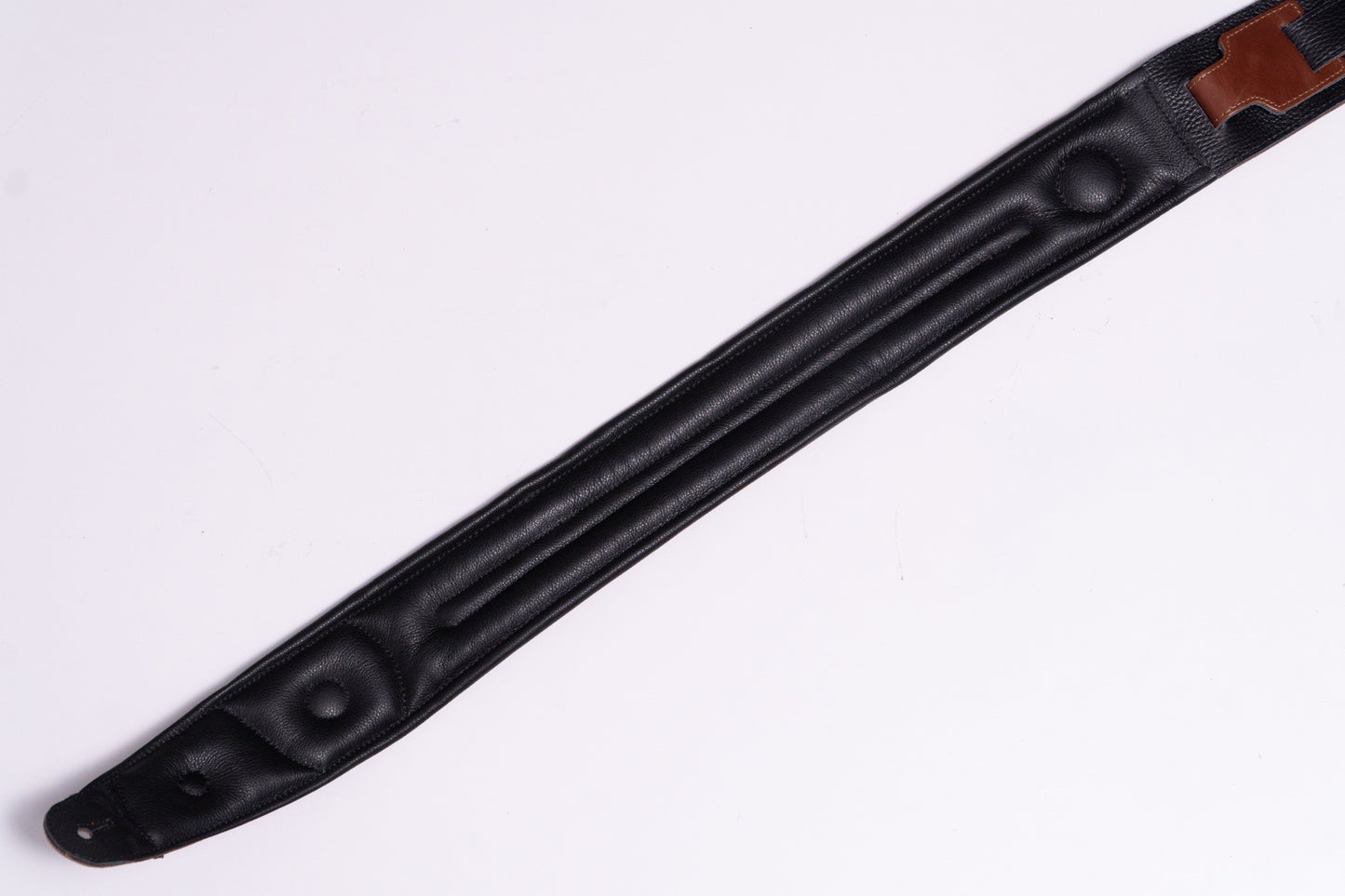 【new】ERGOSTRAPS / Padded Ying Yang Whisky brown / Black suede details 3"" YY301-br-bks regular【GIB Yokohama】