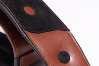 【new】ERGOSTRAPS / Padded Ying Yang Whisky brown / Black suede details 3"" YY301-br-bks regular【GIB Yokohama】