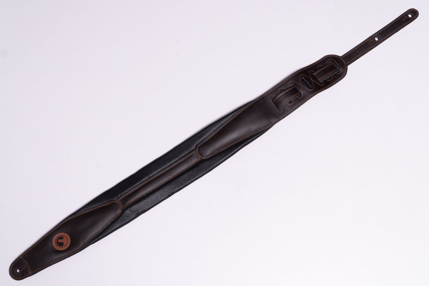 【new】ERGOSTRAPS / Padded River 4"" Black / Darkbrown details regular【GIB Yokohama】