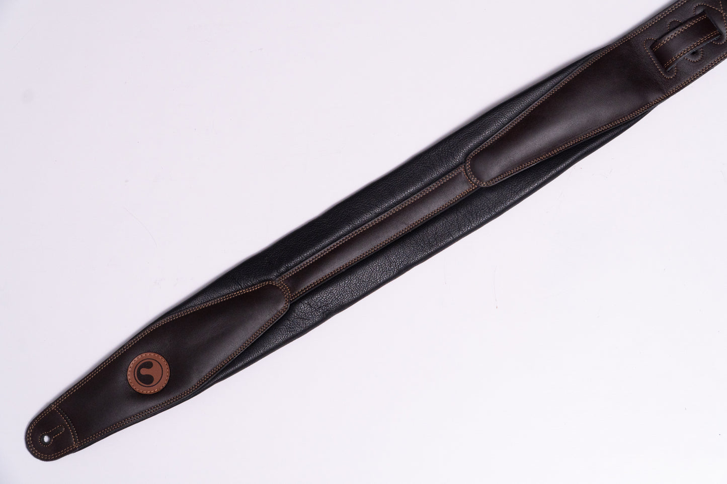 【new】ERGOSTRAPS / Padded River 4"" Black / Darkbrown details regular【GIB Yokohama】