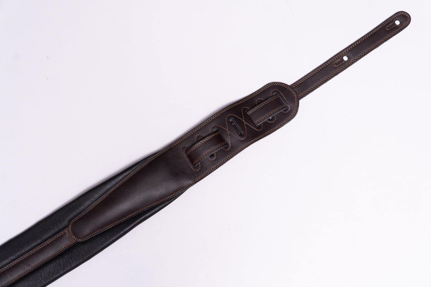 【new】ERGOSTRAPS / Padded River 4"" Black / Darkbrown details regular【GIB Yokohama】