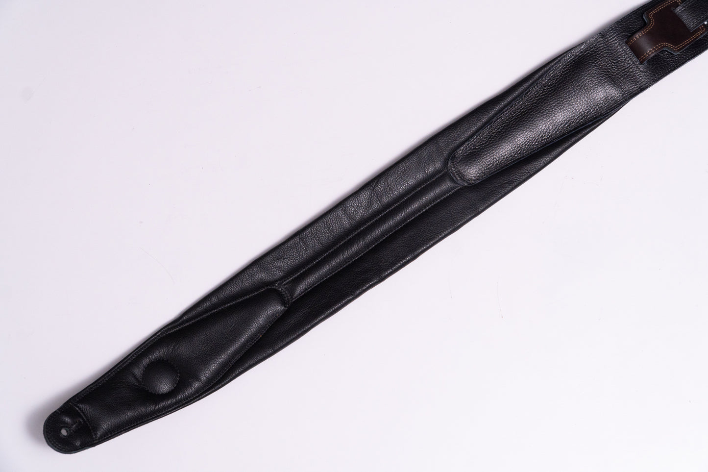 【new】ERGOSTRAPS / Padded River 4"" Black / Darkbrown details regular【GIB Yokohama】