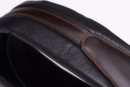 【new】ERGOSTRAPS / Padded River 4"" Black / Darkbrown details regular【GIB Yokohama】