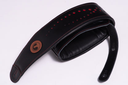 【new】ERGOSTRAPS / Padded Galaxy Black / Red details 4 "" GX403-bk-rd regular【GIB横浜】