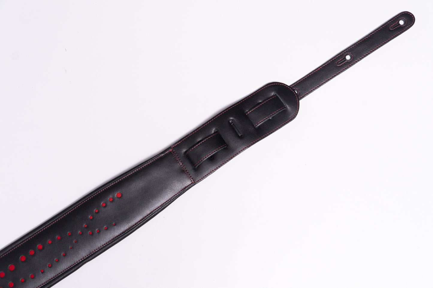 【new】ERGOSTRAPS / Padded Galaxy Black / Red details 4 "" GX403-bk-rd regular【GIB横浜】