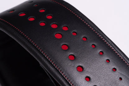 【new】ERGOSTRAPS / Padded Galaxy Black / Red details 4 "" GX403-bk-rd regular【GIB横浜】