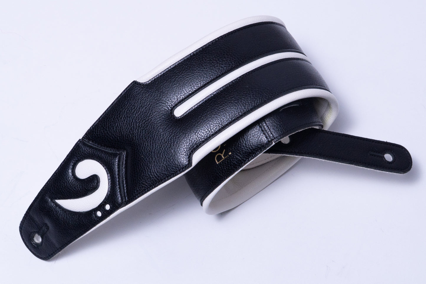 【used】ROSIÉ / ROSIÉ Straps Limited Collection B&W Black with White Details 4.0inch【GIB Yokohama】